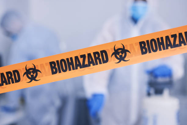 Professional Biohazard technician working in Farmland, IN